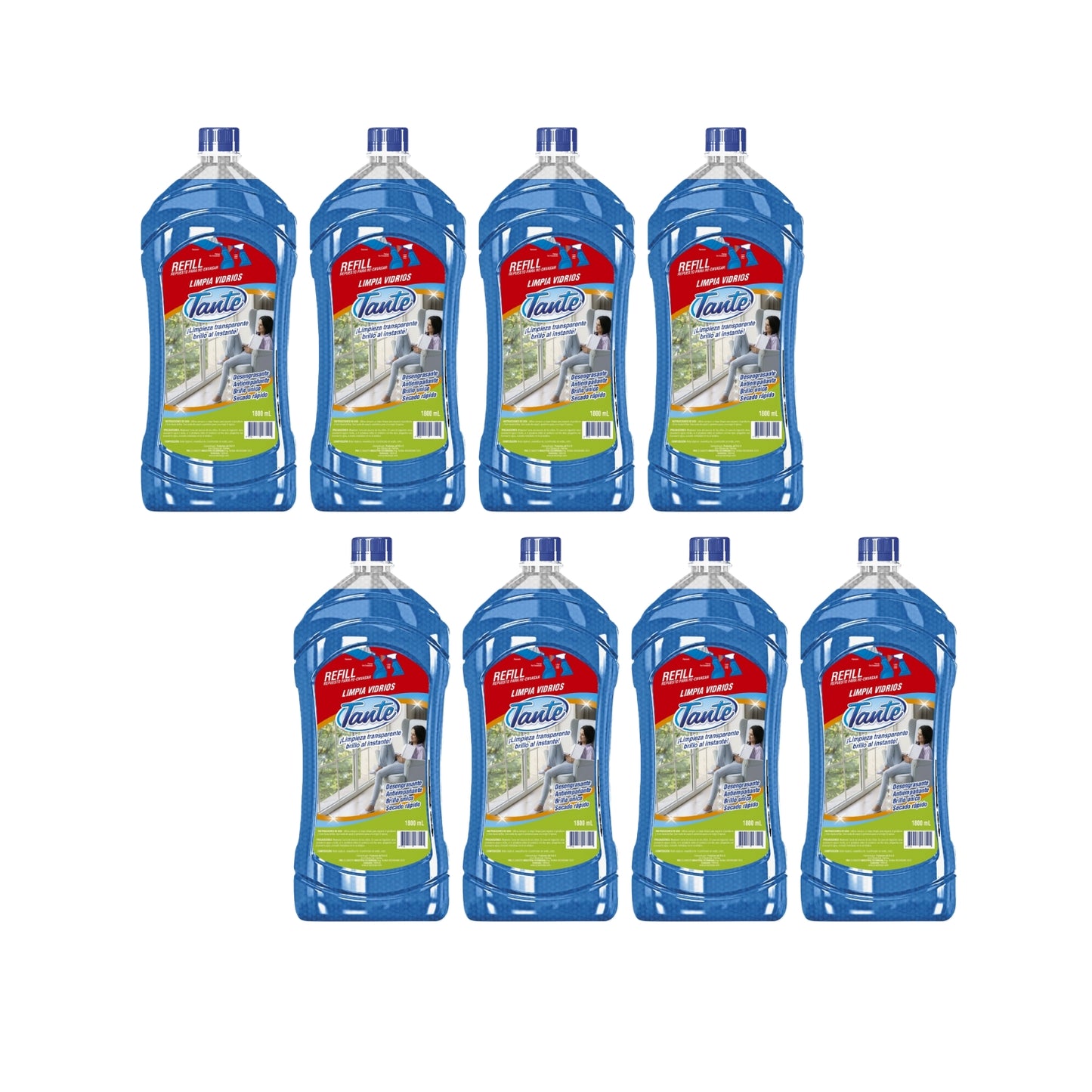 LIMPIAVIDRIOS REFILL X 1800 ML