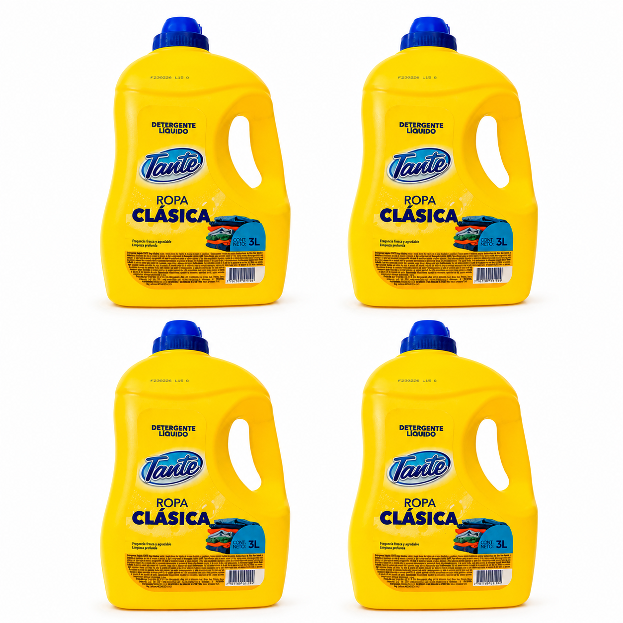 DETERGENTE LÍQUIDO ROPA CLÁSICA TANTE